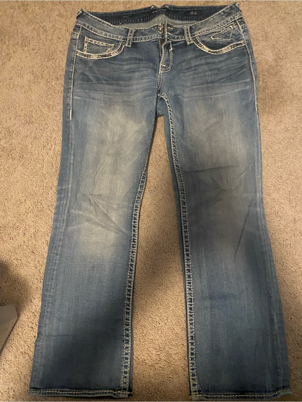 Vigoss Classic Blue Women's Bootcut Jeans